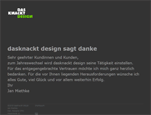 Tablet Screenshot of dasknackt.de